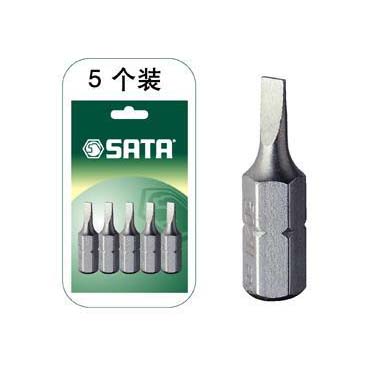 世達(dá)工具59211 5件套6.3MM系列25MM長(zhǎng)一字旋具頭3MM