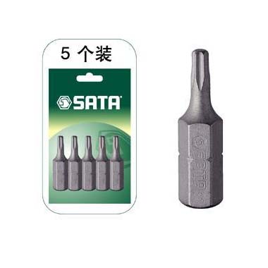 世達(dá)工具59243 5件套6.3MM系列25MM長中孔花形旋具頭TT15