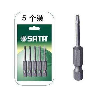 世達(dá)工具59331 5件套6.3MM系列50MM長花形旋具頭T8