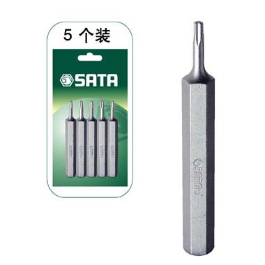 世達(dá)工具59537 5件套8MM系列70MM長花形旋具頭T40