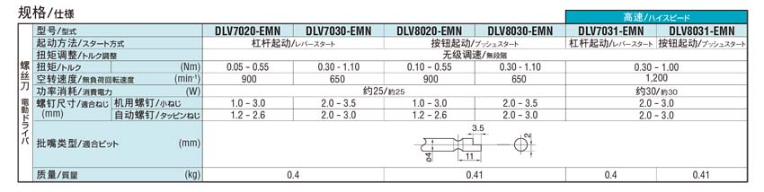 NITTO日東電動(dòng)螺絲刀DLV8000